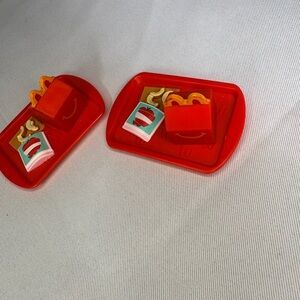 Red Fast Food Toy Set